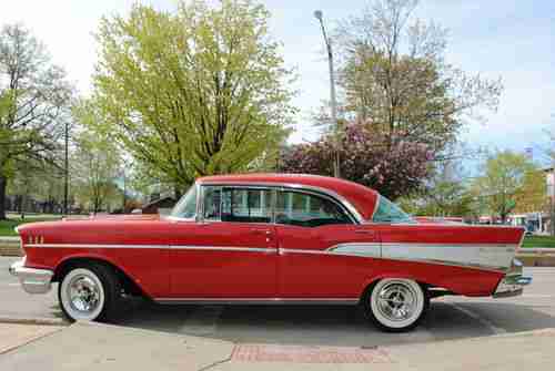 1957 Chevrolet Bel Air 4 Door Hardtop, image 14