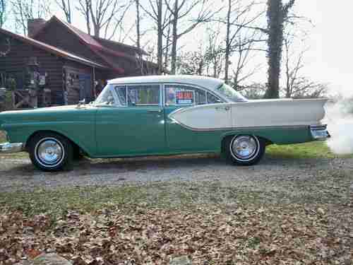 1957 Ford Fairlane Townsend, 54k miles, 3 speed, trophy winner, US $6,500.00, image 5