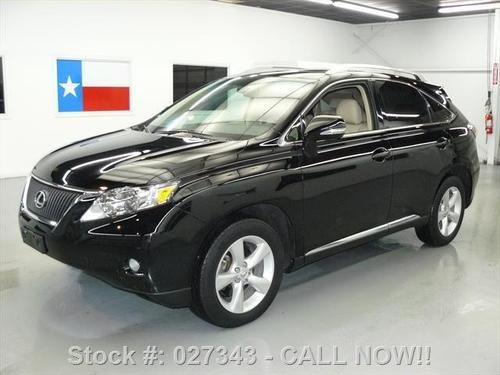 2010 lexus rx350 awd leather sunroof nav rear cam 33k! texas direct auto