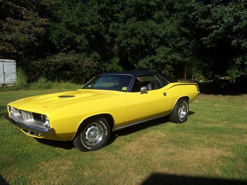 1974 plymouth  real cuda  not barracuda 360 auto  nice car  drive  it home
