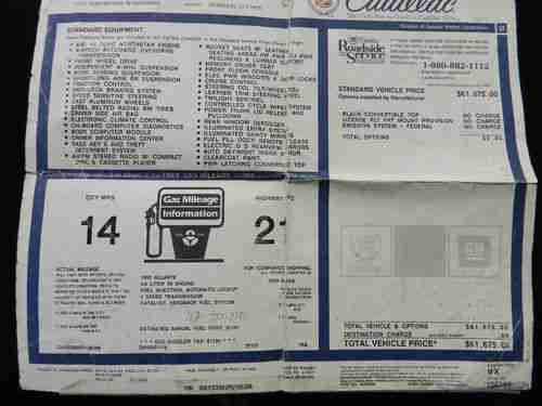 1993 Cadillac Allante Convertible, image 12