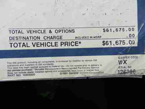 1993 Cadillac Allante Convertible, image 18