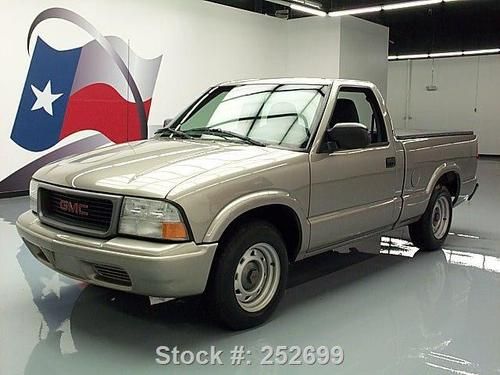 2003 gmc sonoma sl regular cab automatic tonneau 53k mi texas direct auto