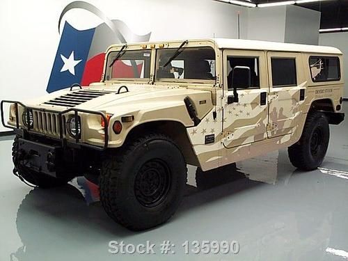 1992 hummer h1 wagon 4x4 diesel desert storm tribute 5k texas direct auto