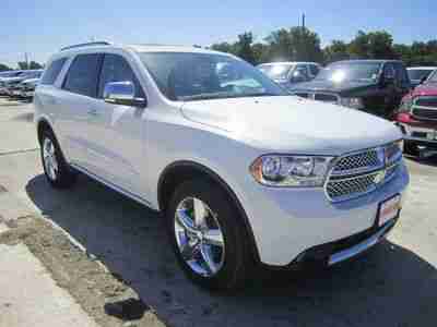 BRAND NEW SLEEK WHITE 2013 DODGE DURANGO CITADEL, image 2