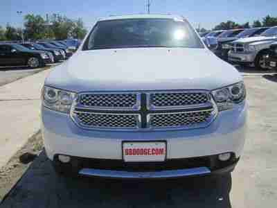 BRAND NEW SLEEK WHITE 2013 DODGE DURANGO CITADEL, image 3