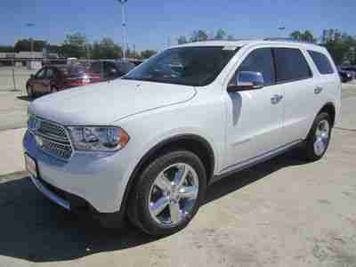BRAND NEW SLEEK WHITE 2013 DODGE DURANGO CITADEL, image 4