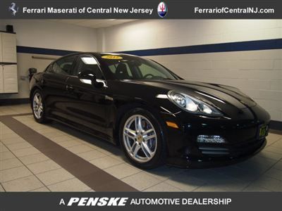 2012 porsche panamera black low miles 3.6l v6 clean carfax one owner