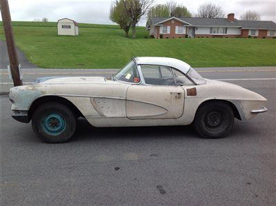 1961 chevrolet corvette mostly complete