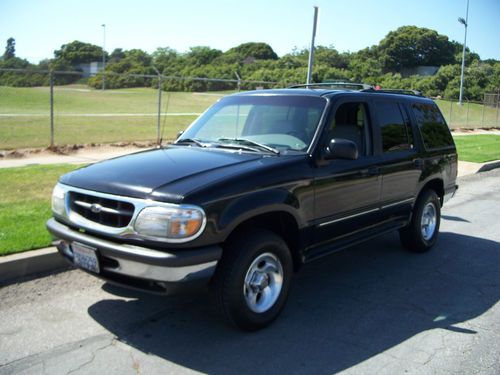 1998 explorer v6 2x4 xlt.blk/grey lthr.4door.great cond.fully loaded.