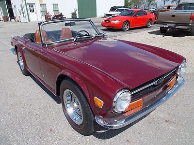 1972 triumph tr6 roadster soft top, fresh drive train