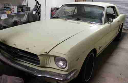 1965 Ford Mustang 289 Original Color Yellow 2 Door Original Plates REW 787, image 14