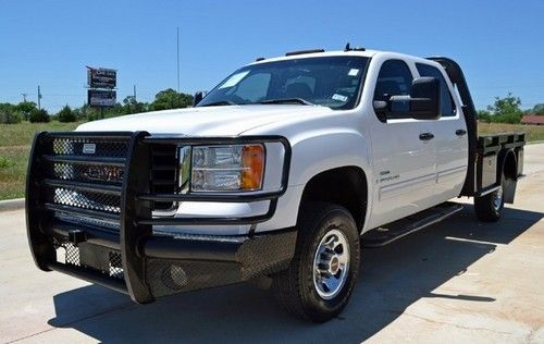 4x4 duramax diesel -- 1 owner -- cm flatbed -- sle pkg -- clean carfax!