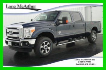 13 lariat! 4x4! 6.7 v8 diesel! crew cab! leather! remote start sync msrp $58,395