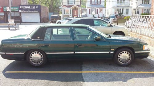 1999 cadillac deville green* rare car* only 76k miles!! no reserve!! low miles!!