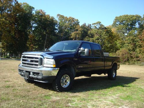 2004 f350 crewcab 4x4 diesel pickup truck 8ft.bed ~ no reserve