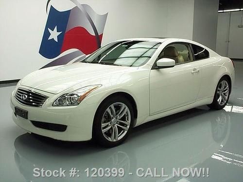 2008 infiniti g37 auto sunroof htd leather xenons 34k! texas direct auto