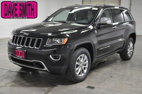 2014 new black 4wd 8spd auto leather trailer tow uconnect sunroof rearcam!!!!