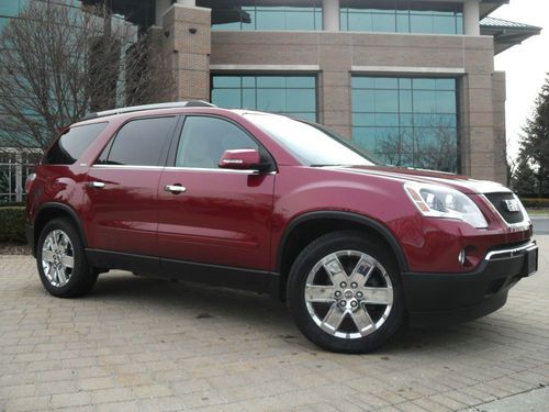 2010 gmc acadia slt slt2 all wheel drive chromes  heated/cooled seats warnty!!!