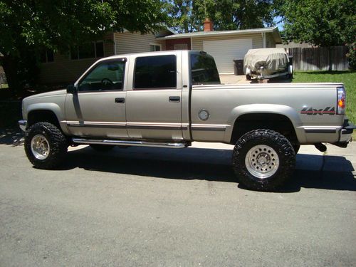 1999 gmc sierra 2500 slt 4x4 crew cab lifted