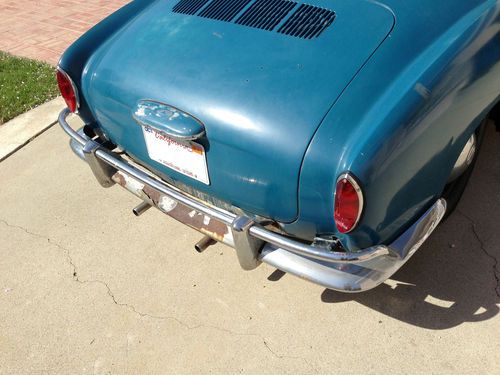 1962 Volkswagen Karmann Ghia California Survivor Many Original Parts, image 9