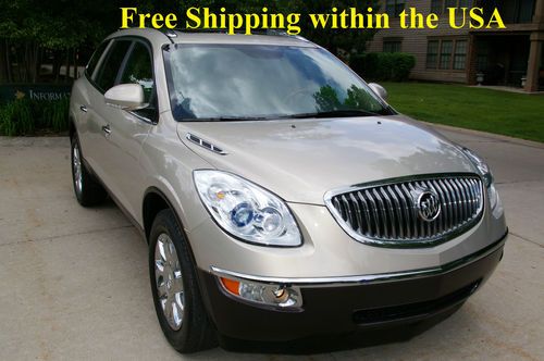 2012 buick enclave fwd, leather, sun, camera, rear tv, rebuilt