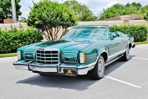 Very rare turn key ready 1979 ford thunderbird convertible just 33,656 miles wow