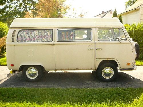 1971 vw bus riviera camper  no reserve!