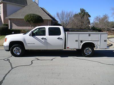 08 sierra k2500hd crew cab 4x4 knapheide utility bed 6.0l v8