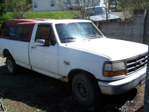 1993 Ford F150 Many New Parts W/Canopy Good Work or School Truck LOOK!, image 1