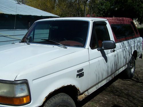 1993 Ford F150 Many New Parts W/Canopy Good Work or School Truck LOOK!, image 2