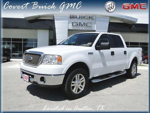 06 1/2 ton f150 crew cab truck 4x4 off road lariat leather