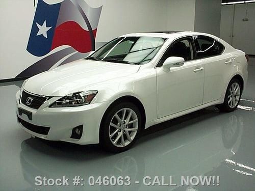 2011 lexus is250 awd sunroof nav rear cam pwr sunshade! texas direct auto