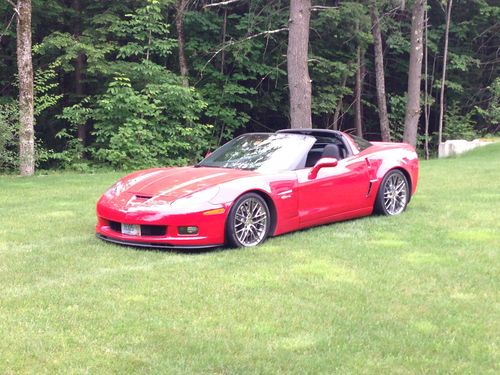 2007 Corvette Z51 Z06 body ZR1 wheels procharged 503 whp 6 spd original owner, image 2