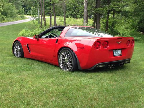 2007 Corvette Z51 Z06 body ZR1 wheels procharged 503 whp 6 spd original owner, image 7
