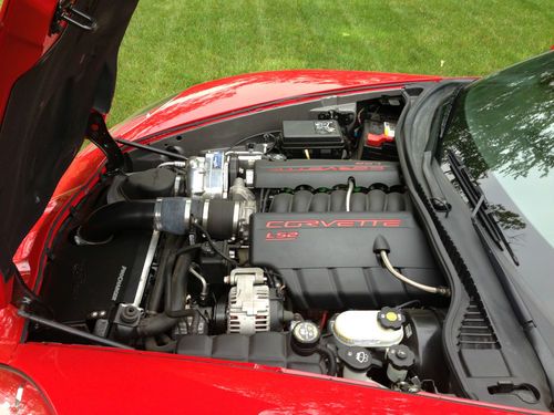 2007 Corvette Z51 Z06 body ZR1 wheels procharged 503 whp 6 spd original owner, image 9