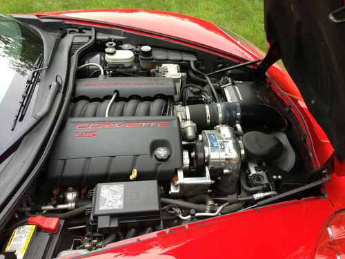 2007 Corvette Z51 Z06 body ZR1 wheels procharged 503 whp 6 spd original owner, image 10