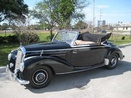 1953 mercedes-benz 220 a cabriolet