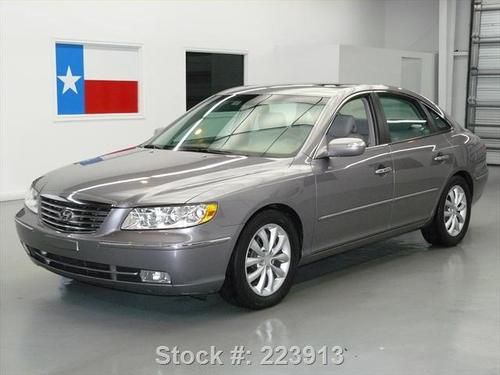 2007 hyundai azera ltd heated leather sunroof only 62k texas direct auto