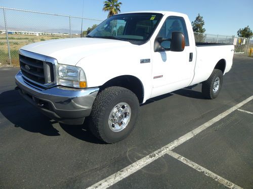 2003 ford f-350 xlt 4x4 turbo diesel 97k original miles reg cab lowreserve f-250