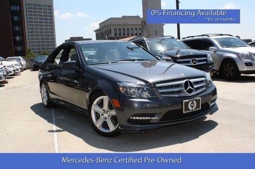 Certified pre-owned c300 4matic, premium 1 package, navigation, sport package