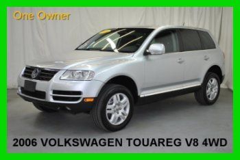 06 volkswagen touareg 4.2l v8 4wd nav one owner only 89k no reserve