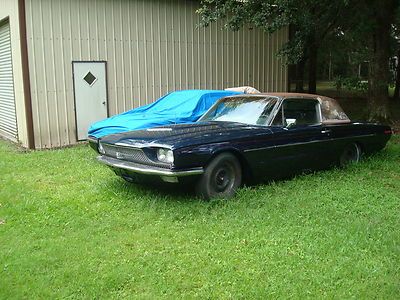 1966 thunderbird 2 door hardtop. very rare "q" code 428 v-8 - project