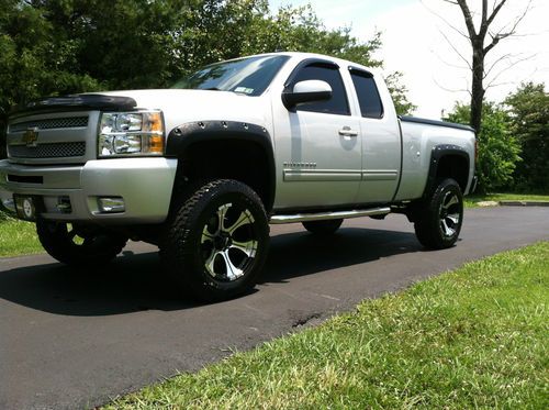 2010 extended cab z71 silverado 4x4 lifted