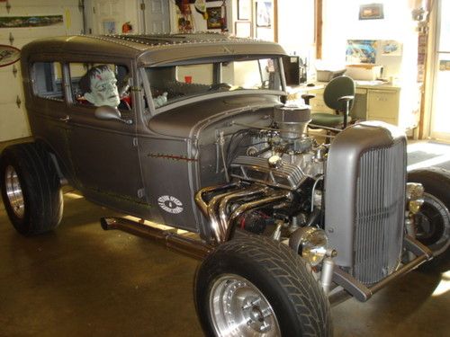 1930 model a ford rat rod/hot rod franlenstein theme