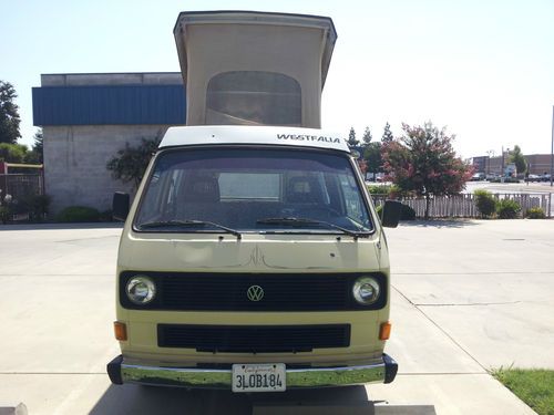 1984 volkswagen vanagon westfalia campmobile van camper 3-door 1.9l