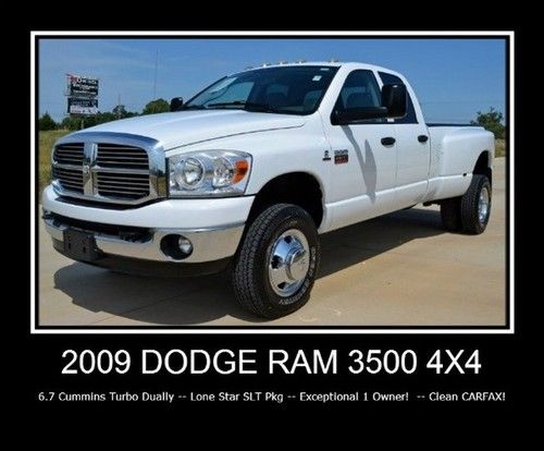 4x4 cummins turbo diesel -- 1 owner -- leather -- extra nice -- clean carfax!