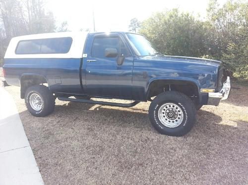 1983 chevolet k20 4x4 long bed super clean no rust lots of extras
