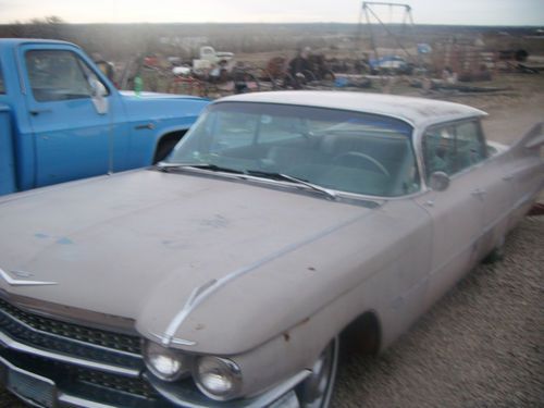 1959 cadillac sedan deville 4 door 4 window flat top w/ factory air