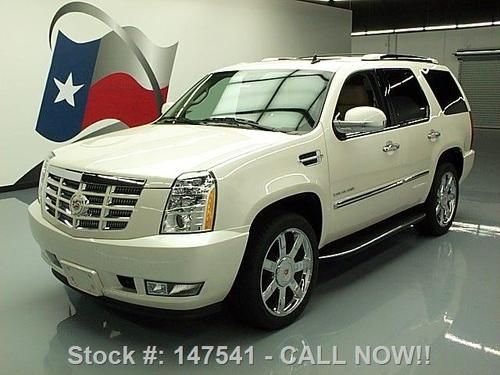 2012 cadillac escalade lux awd sunroof nav dvd 22's 37k texas direct auto